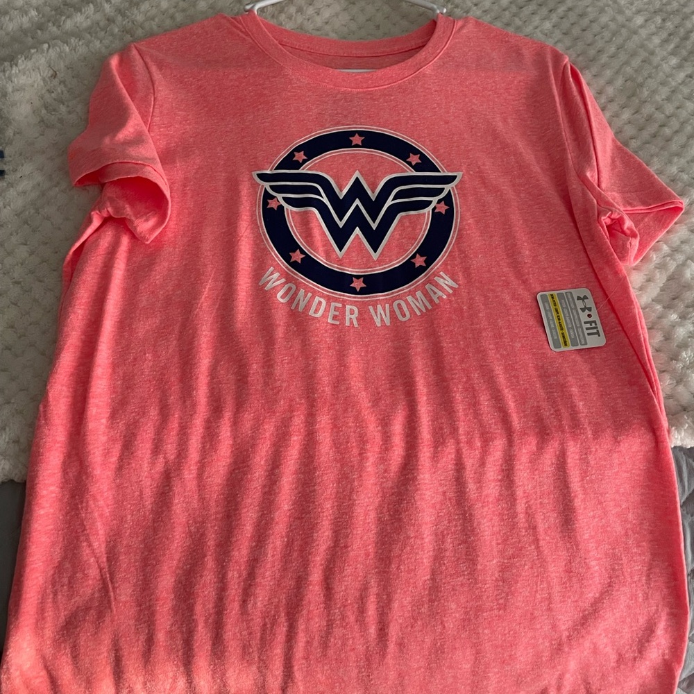 NWT Under Armour Wonder Woman t-shirt